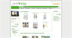 Desktop Screenshot of janik-verlag.de